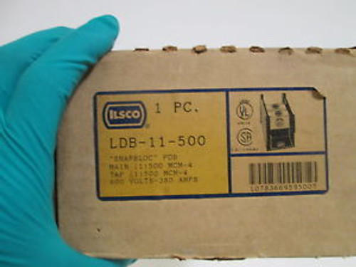 ILSCO POWER DISTRIBUTION  BLOCK LDB-11-500 NEW IN BOX