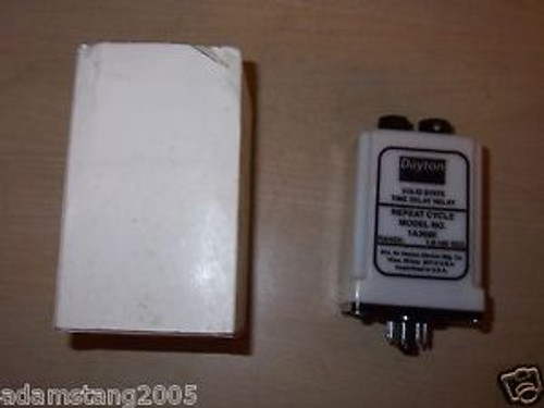 NEW DAYTON 1A368E SOLID STATE TIME DELAY RELAY 1.8-180 SECONDS