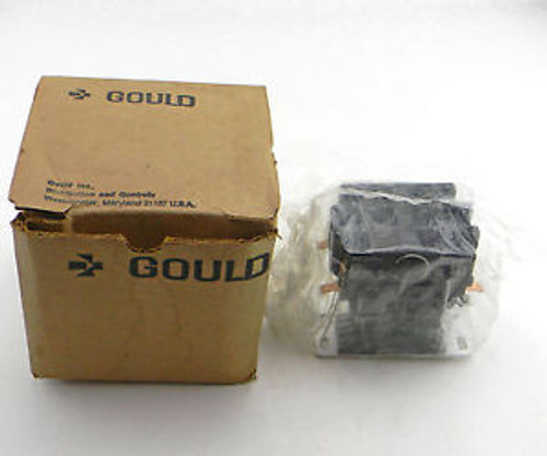 NEW GOULD 2200 EB320EA CONTACTOR 600 VAC MAX 2 POLES COIL 24V AC