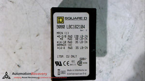 SQUARE D 9080LBC162104 POWER DISTRIBUTING BLOCK NEW