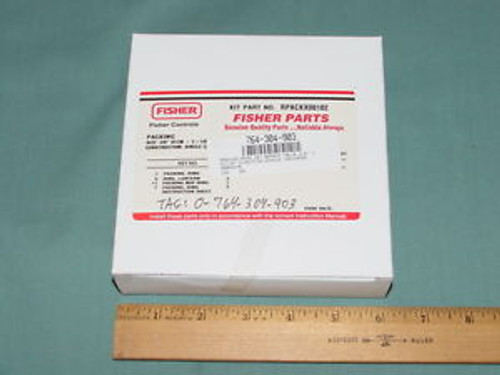 Fisher Controls Gasket Packing Kit pn RPACKX00102 graphite 3/8 x 2-1/8 valve