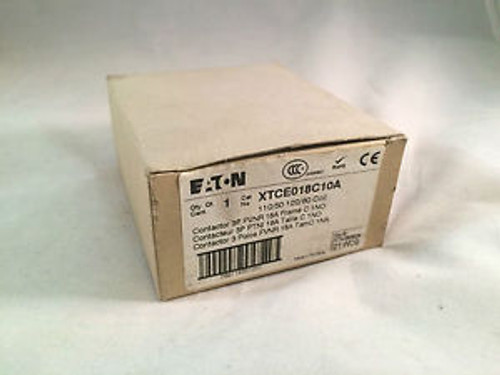 EATON XTCE018C10A Contactor New
