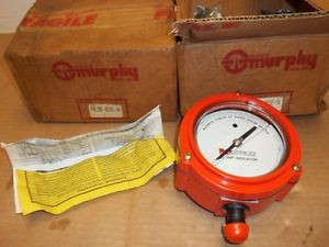 Lot of 2 - New Murphy OPLFG-OS-5000 Indicating Only Pressure Gauge 298-02152-56