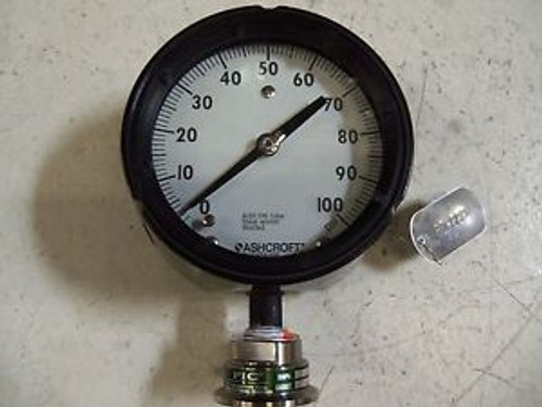 ASHCROFT 45-1279RS-04L-100 PRESSURE GAUGE NEW IN BOX