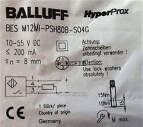 1PC BALLUFF BES M12MI-PSH80B-S04G #7836889