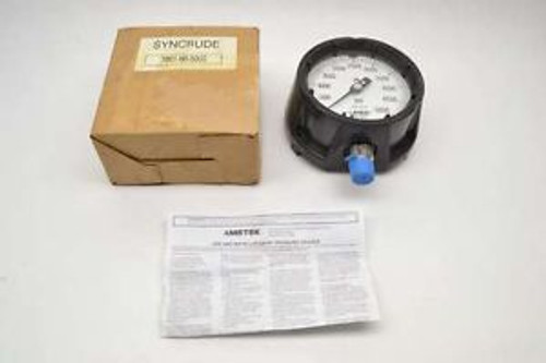 NEW USG SOLFRUNT 0-5000PSI 4-1/2 IN 1/2 IN NPT PRESSURE GAUGE B490219