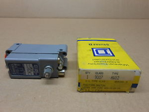 1 NIB SQUARE D 9007-AW12 9007AW12 POSITION SWITCH LEVER ARM TYPE NON-PLUG IN