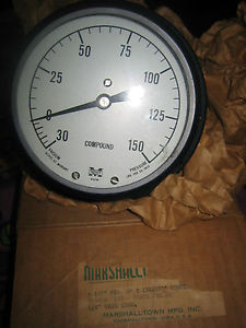 MARSHALLTOWN 4 1/2  FIG.42 C-150#X30 FLANGE CASE BLACK FINISH 1/4 BACK CONN.