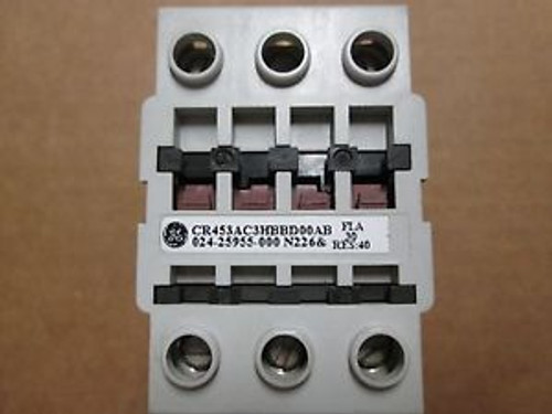 GE General Electric CR453AC3HBBD00AB CONTACTOR 24VAC COIL 30AMP