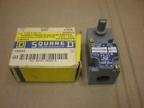 1 NIB SQUARE D 9007-C52A 9007C52A LIMIT SWITCH SERIES A