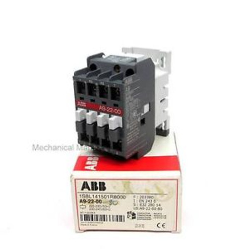 ABB A9-22-00-80 220-230V 50Hz / 230-240V 60Hz Contactor New 1SBL141501R8000