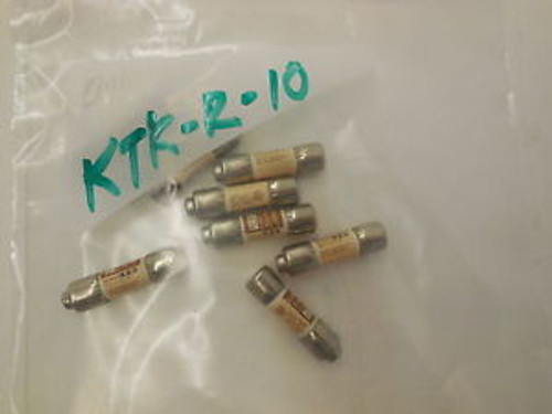 9 NEW LIMITRON KTK-R-10 FUSES KTKR10