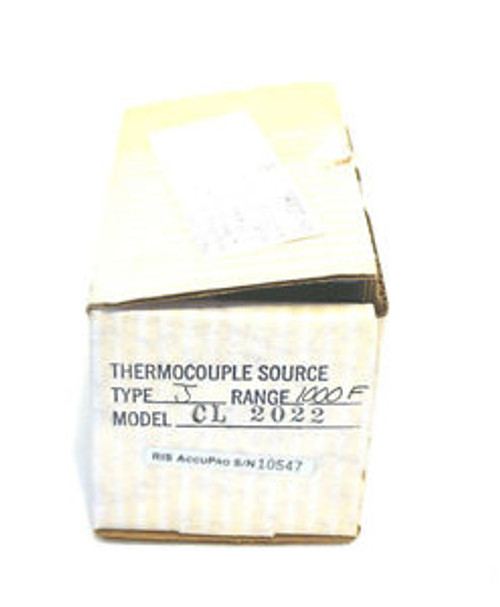 NEW ROCHESTER INSTRUMENT SYSTEMS TYPE J  THERMOCOUPLE SER. CL-2022 NEW ROCHESTER INSTRUMENT SYSTEMS TYPE J  THERMOCOUPLE SER. CL-2022