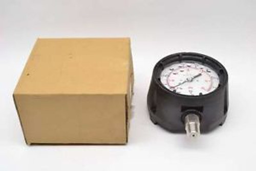 NEW WIKA 633.34 MANOMETER 0-8.7PSI 4.5 IN 1/2 IN NPT PRESSURE GAUGE B468374