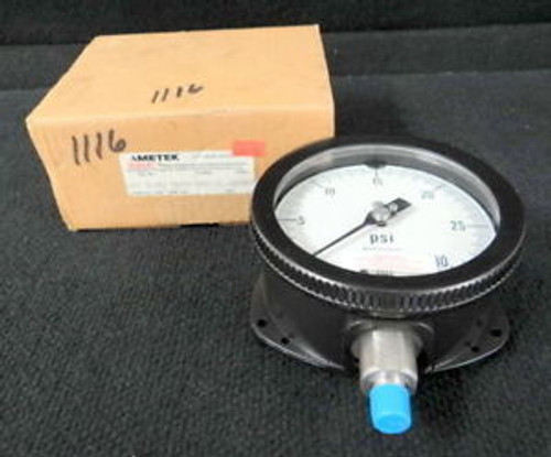 Ametek U.S. Gauge 5 Inch Pressure Gauge P/N 155221 0 to 30 PSI