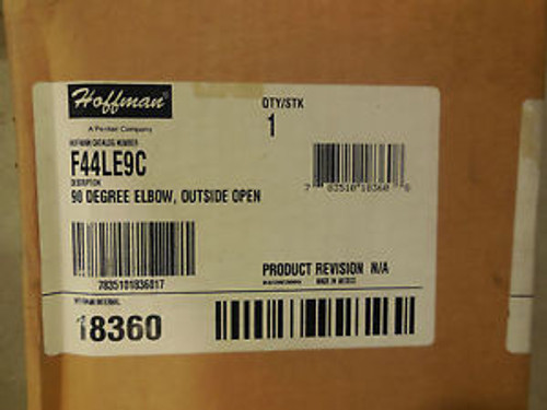 NEW HOFFMAN ENCLOSURES F-44LE9C 90 DEGREE ELBOW  F44LE9C