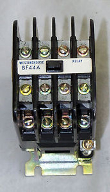 Westinghouse BF44A Relay 115/120 Volt Coil 4NO - 4NC Contacts New