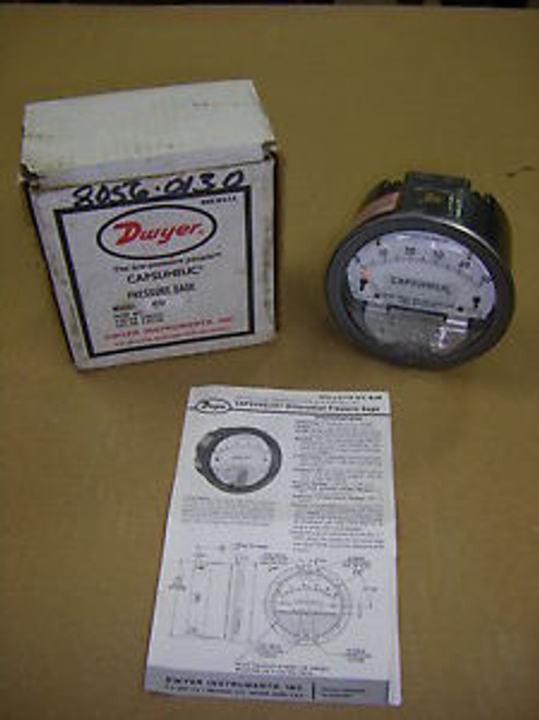 CAPSUHELIC Differential Pressure Gauge m/n: 4050