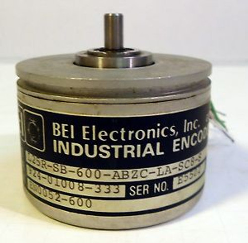 BEI INCREMENTAL ROTARY SINE WAVE ENCODER L25R-SB-600-ABZC-LA-SC8-S