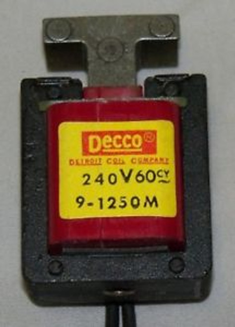 02-200 Decco AC Solenoid 240 Volt Coil Unused