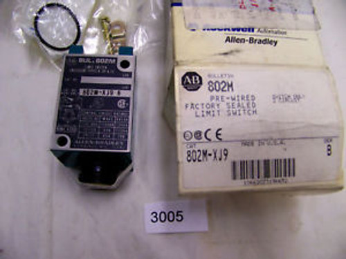 (3005) Allen Bradley Limit Switch 802M-XJ9 10 A 600 VAC