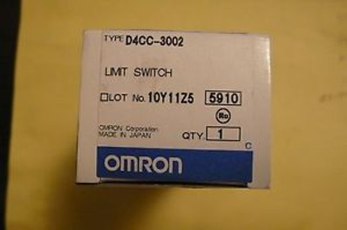 OMRON D4CC-3002 Limit Switch,Roller Plunger