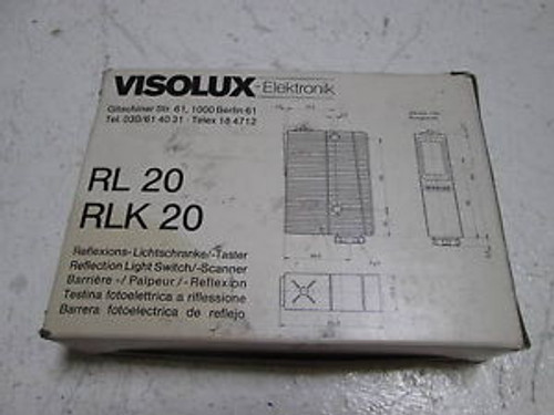 VISOLUX RL22-6/16 PHOTOELECTRIC SENSOR NEW IN A BOX