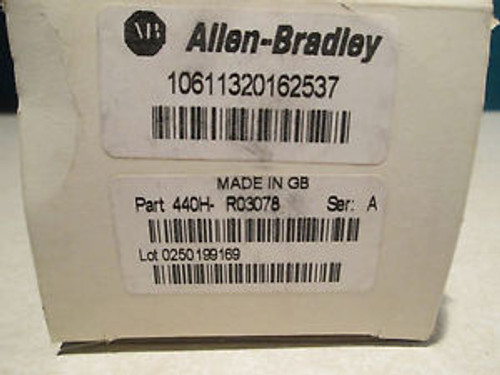 Allen Bradley / Guardmaster Safety  Switch440H-R03078 (NEW)