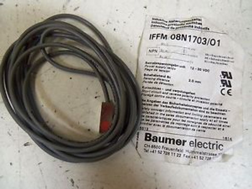 BAUMER ELECTRIC IFFM 08N1703/O1 NEW OUT OF BOX