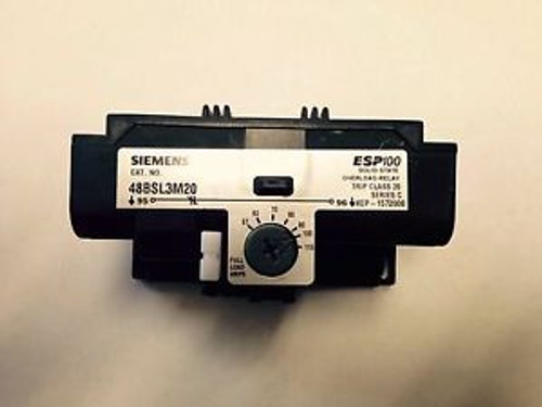 Siemens Esp 100 Relay 48BSL3M20 Overload Relay