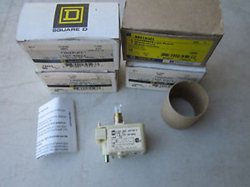 Lot / 5 Square D 9001-KM1 Fingersafe Light Modules 110/120V New