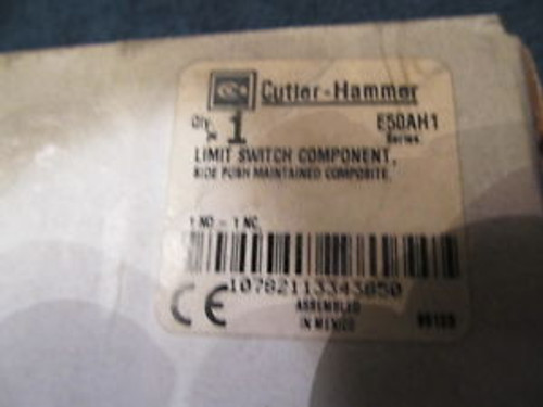 CUTLER HAMMER E50AH1 LIMIT SWITCH