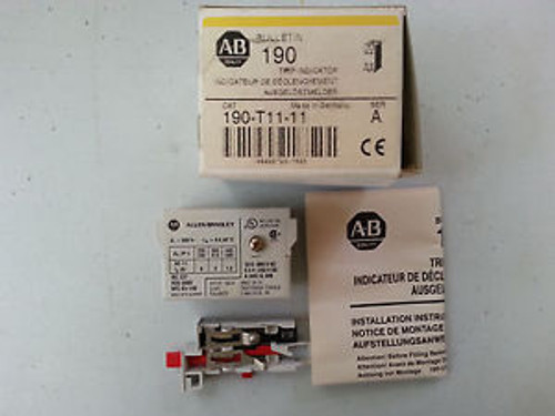 NEW ALLEN BRADLEY 190-T11-11 TRIP INDICATOR