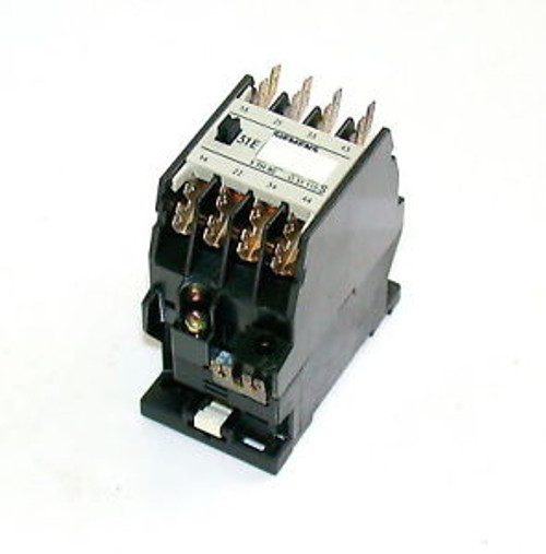 NEW SIEMENS CONTROL RELAY 10 AMP 4 POLE MODEL 3TH8031