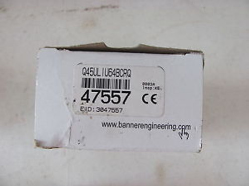 Banner Q45ULIU64BCRQ- Analog Long Range Ultrasonic Sensor