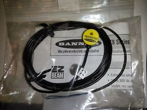 NEW BANNER T8AP6D100 DIFFUSE MODE SENSOR 6.5FT CABLE