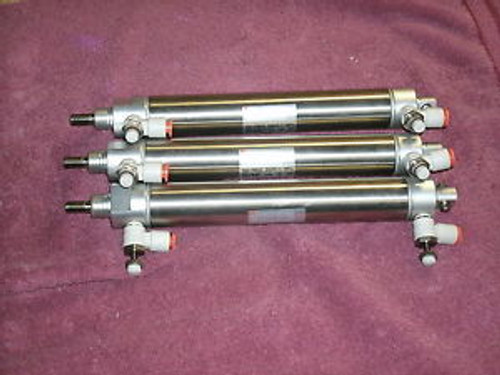SMC CYLINDER NCDMC106-0500-H7A2L (LOT OF 3) USED