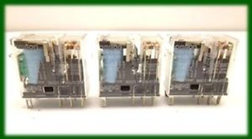 LOT OF 3 OMRON G2R-2-SN RELAY 120V 5A