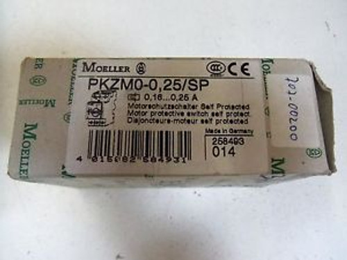 MOELLER PKZM0-025/SP MOTOR PROTECTIVE SWITCH NEW IN BOX