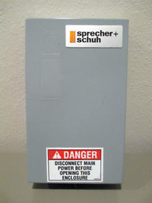 Sprecher & Schuh  M1 10x6x4.5 ENCLOSURE W/O RESET (A) 55-530282G008 NEW