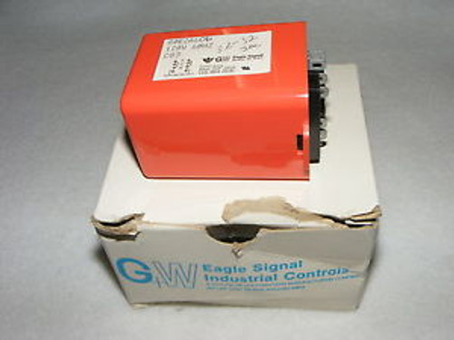 NEW OLD STOCK GW EAGLE SIGNAL TIME DELAY RELAY 80E2A606 120VAC 3.2 - 32 SECONDS