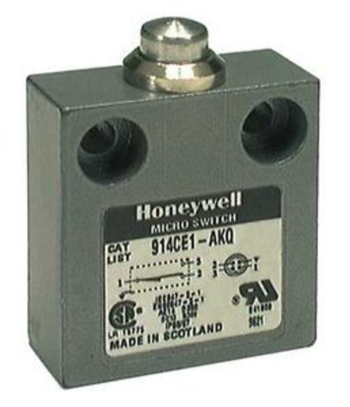 HONEYWELL MICRO SWITCH 914CE1-3A Switch,Mini,TopPlung,3ftCab,SExit,SPDT