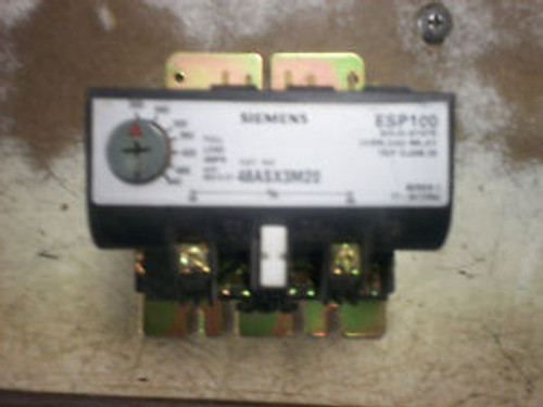 New out of Box Siemens - ESP100 Overload Relay - 200 540amps - 48ASX3M20