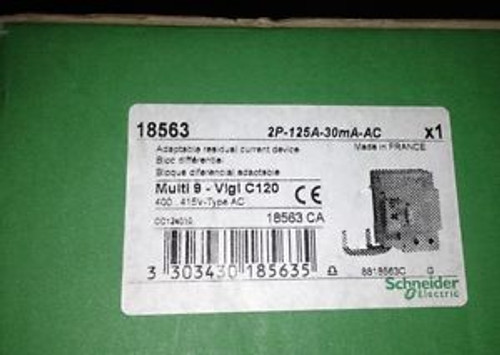 1pc Schneider 18563 2P-125A-30mA-AC