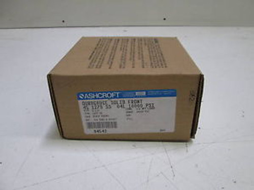 ASHCROFT RECEIVER GAUGE 4 1/2  45 1279 SS 04L 10000 PSI NEW IN BOX
