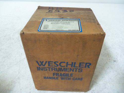 WESCHLER BG241 BARGRAPH INSTRUMENT 2000/0/2000 DC 4H4X1AAN1XXXXXX NEW IN BOX