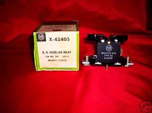 Allen Bradley X-42405 R.H. Overload Relay X42405 NEW