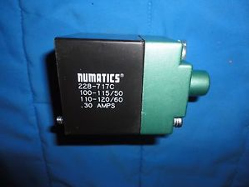 NEW IN PLASTIC BAG OLD STOCK NUMATICS 237-484 SOLENOID VALVE