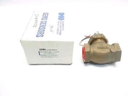 NEW GEMS 27073 FS-200 12GPM BRASS 1-1/4IN NPT FLOW SWITCH D498224