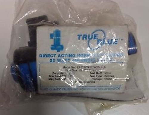 TRUE BLUE DOUBLE ACTING 20W SOLENOID VALVE EASYMT4V12W20-P New 105521